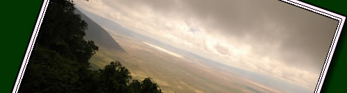 Ngorongoro is a world heritage site and home to 75000 animals